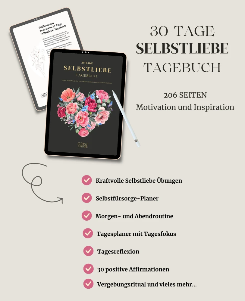 30-Tage Selbstliebe Tagebuch Vorteile