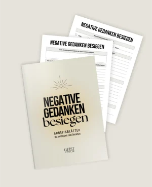 Negative Gedanken besiegen Arbeitsblätter