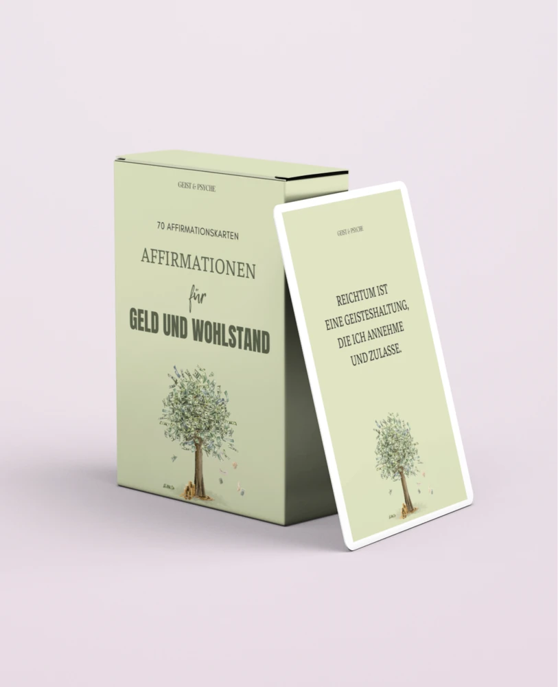 70 Affirmationskarten für Geld und Wohlstand