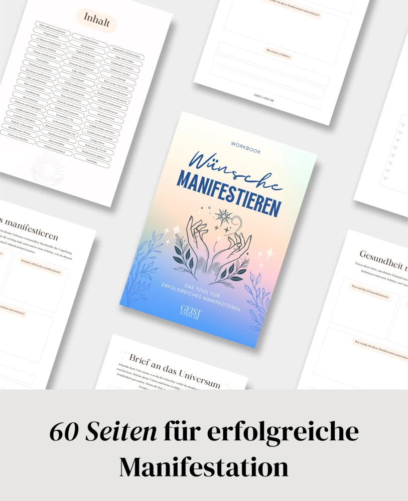 Wünsche Manifestieren Workbook - Arbeitsblätter